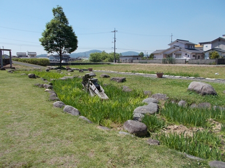 真備ふるさと公園水車1